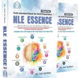 NLE Essence, Quick Review for All Medical Subjects 2 Volumes Book by Dr. Asif Ali Khan