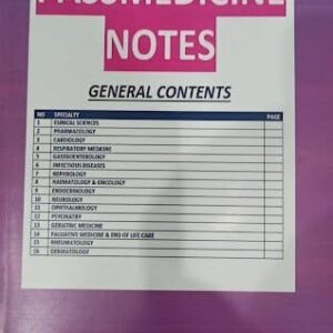 PassMedicine Notes for MRCP - 2 Volumes - Best for MRCP Part 1 Prep