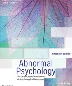 ABNORMAL PSYCHOLOGY INTERNATIONAL ADAPTATION