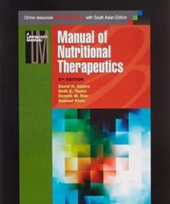 MANUAL OF NUTRITIONAL THERAPEUTICS 6ED