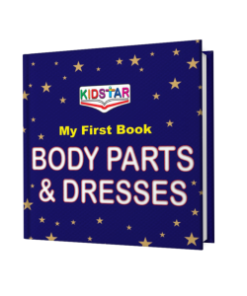 Foam Binding Kidstar Book (Body Parts & Dresses)