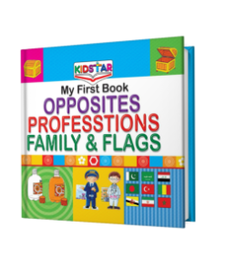 Hard Binding Kidstar Book (Opposites Professtions Family & Flags)