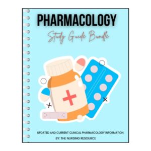 Pharmacology Study Guide Bundle for Nurses
