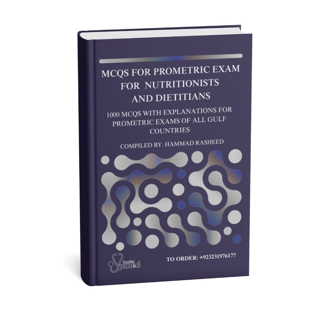 Buy MCQs For Prometric Exam for Nutritionists and Dietitians Online